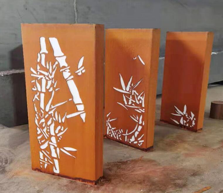 威海锈钢板灯箱